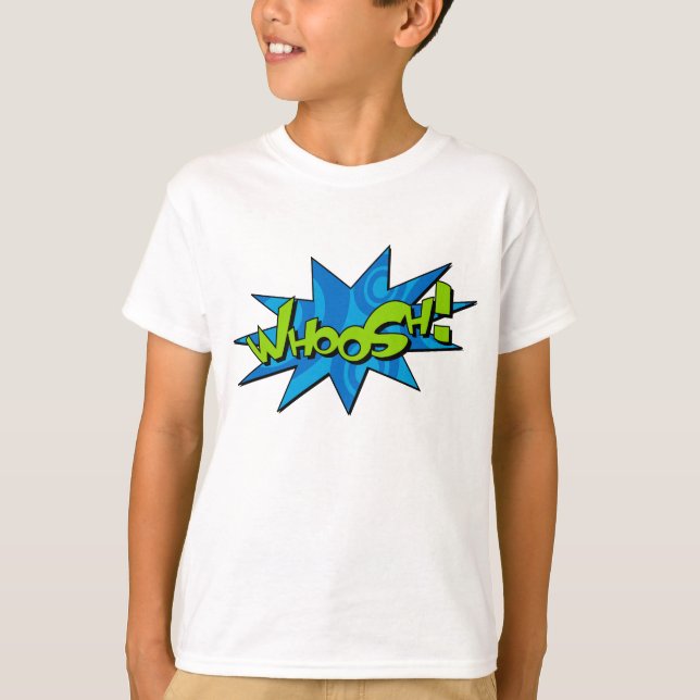 Whoosh humorbokT-tröja Tee Shirt (Framsida)