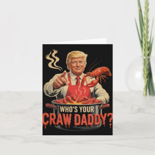 Whos er Crawpappa Kräftor Funny Cajun Boil Seaf Kort