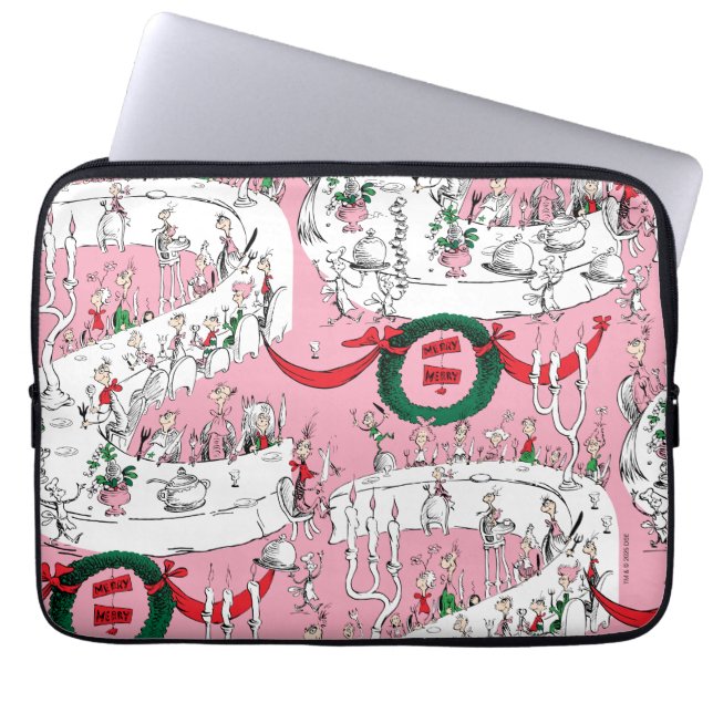 Whos glada julfest laptop fodral (Framsidan)