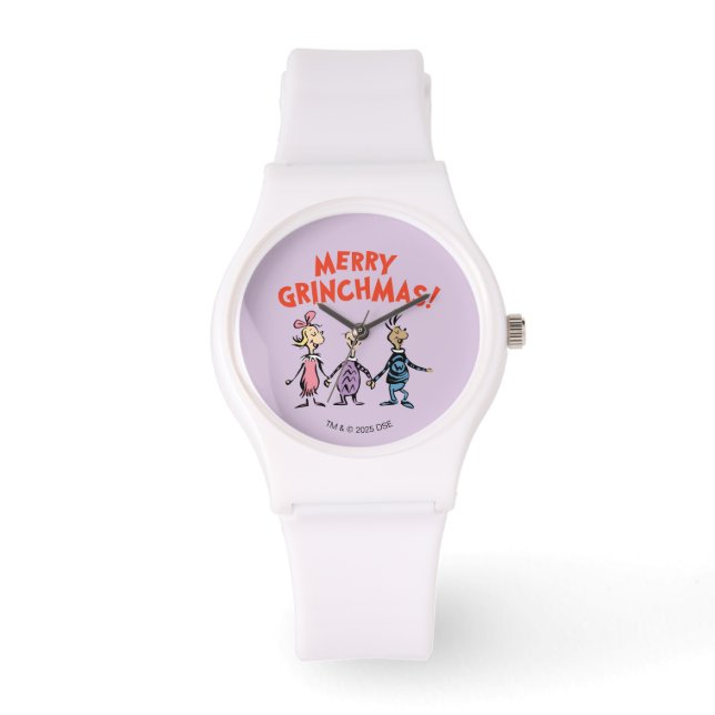 Whos Holding Hands Merry Grinchmas Armbandsur (Framsida)