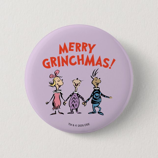 Whos Holding Hands Merry Grinchmas Knapp (Framsida)