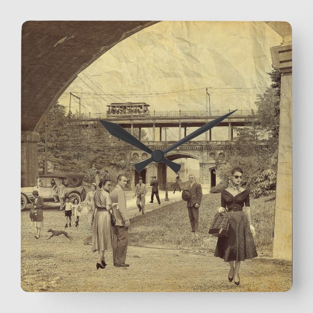 Who's that girl? fyrkantig klocka (Framsida)