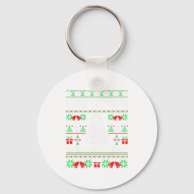 Whose God White Baby Is This Funny Jesus Ugly Chri Nyckelring (Framsida)