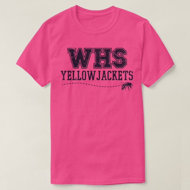 WHS guljackor T Shirt (Design framsida)