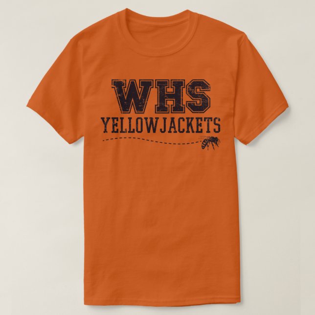 WHS guljackor T Shirt (Design framsida)