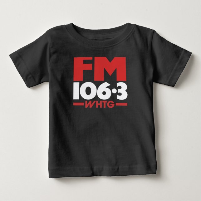 WHTG 106.3 FM Radio t-Shirt _ Hoodie (Framsida)