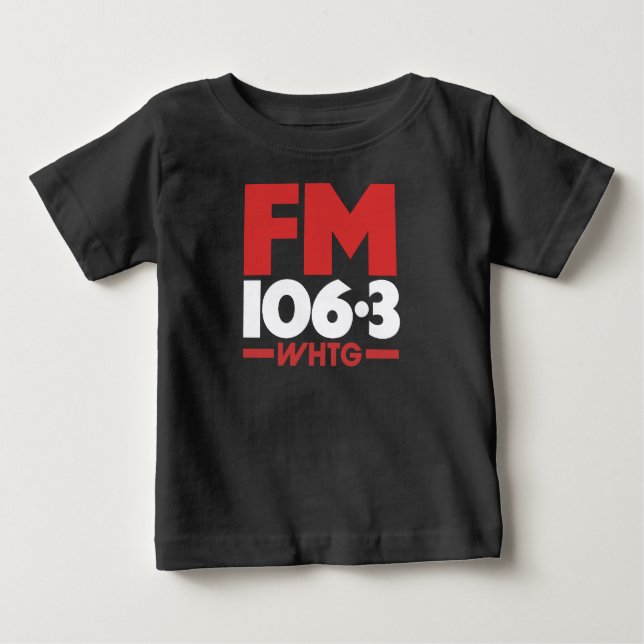 WHTG 106.3 FM Radio t-Shirt _ Hoodie (Framsida)