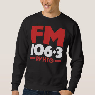 WHTG 106.3 FM Radio t-Shirt _ Hoodie Lång Ärmad Tröja