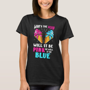 Whthe Scoop Gender Visa Party av iskräm T Shirt