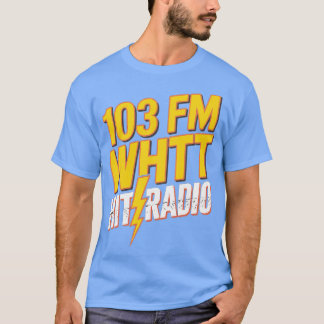 WHTT Retro 1980 s Boston Radio Station T Shirt