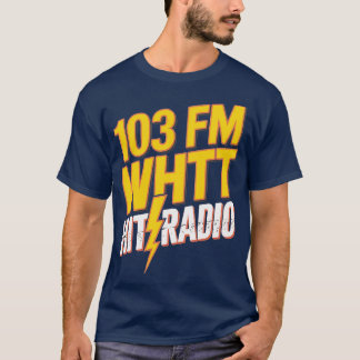 WHTT Retro 1980 s Boston Radio Station T Shirt