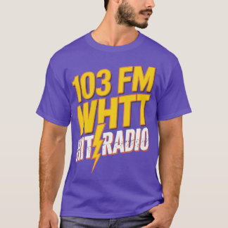 WHTT Retro 1980 s Boston Radio Station T Shirt