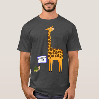 WhUp Funny Turtle Giraffe T Shirt