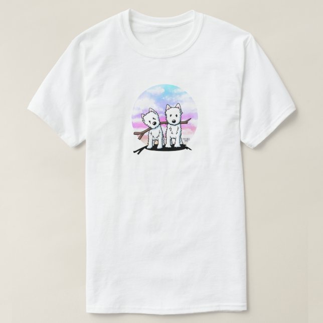 WHWT Beach Duo T Shirt (Design framsida)