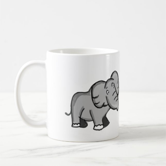 Why Me? Elephant  Kaffemugg (Vänster)