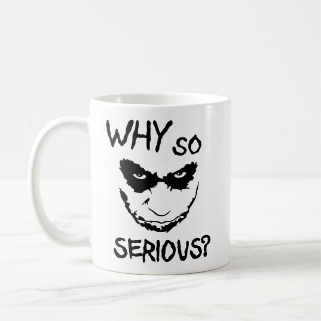 Why So Serious? Creepy Smile Kaffemugg (Vänster)