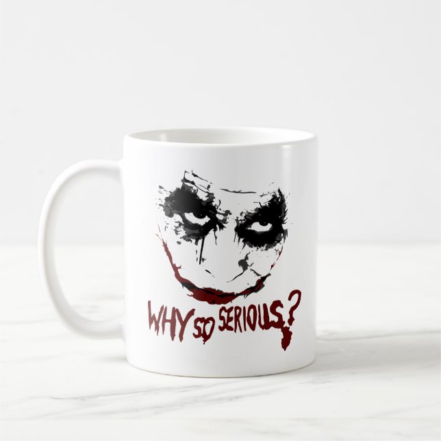 WHY SO SERIOUS? KAFFEMUGG (Vänster)