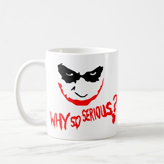 Why So Serious? Man Kaffemugg (Vänster)