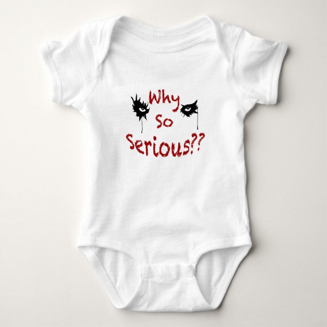 Why So Serious T Shirt (Framsida)