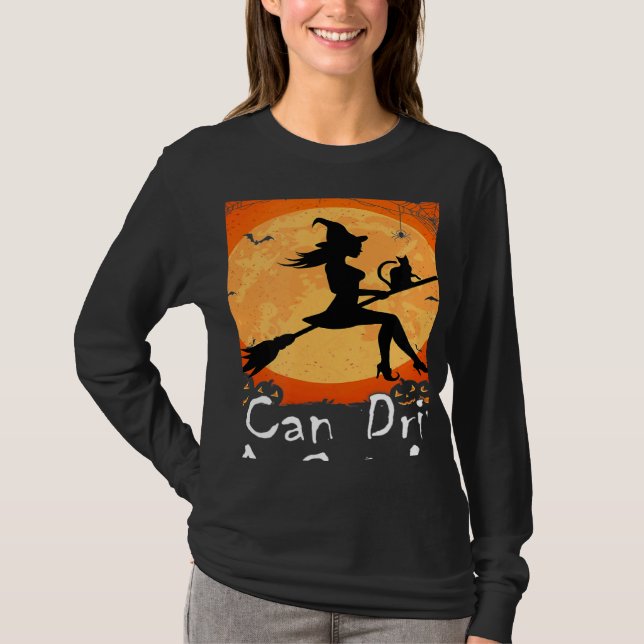 Why Yes Actually I Can Drive A Stick Halloween Cos T Shirt (Framsida)