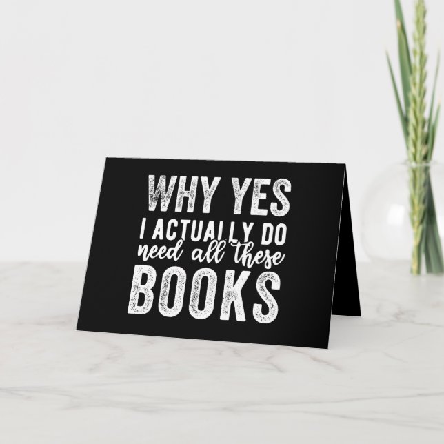 Why Yes, I Actually Do Need All These Books Kort (Framsida)