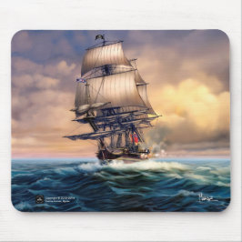 Whydah Gally Historic Frakt Painting Gift Mousepad Musmatta
