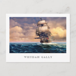 Whydah Gally Historical Frakt Painting Postcards Vykort