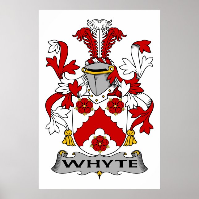 Whyte Family Crest Poster (Framsidan)