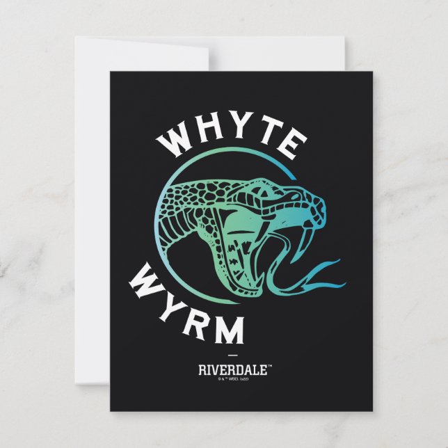 Whyte Wyrm Logotyp Anteckningskort (Framsida)