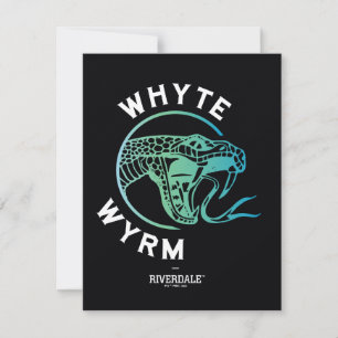 Whyte Wyrm Logotyp Anteckningskort