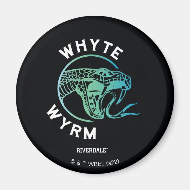 Whyte Wyrm Logotyp Magnet (Framsidan)