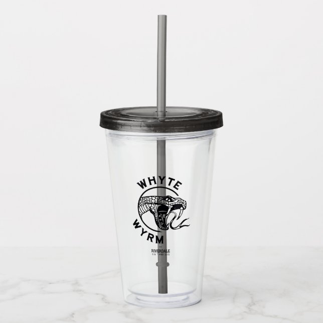 Whyte Wyrm Logotyp Take Away Mugg (Framsida)