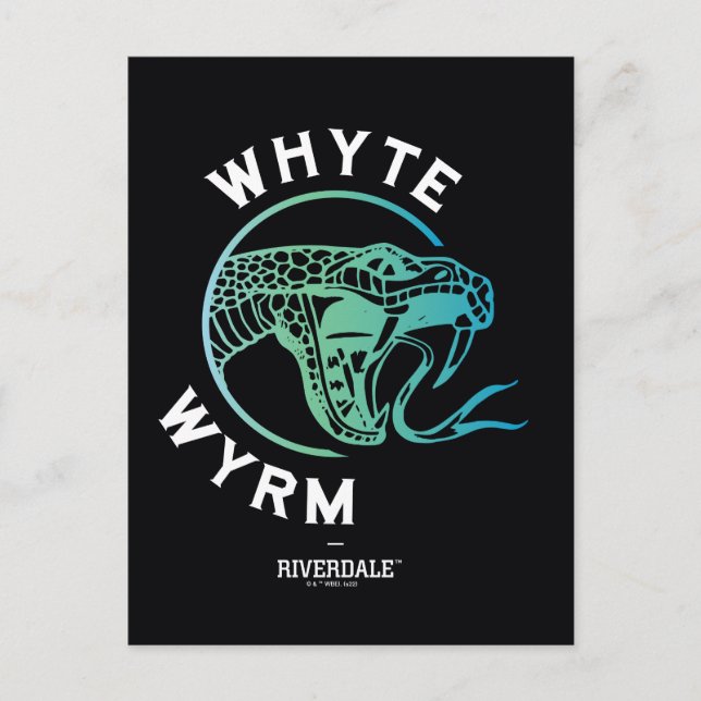 Whyte Wyrm-logotyp Vykort (Framsida)