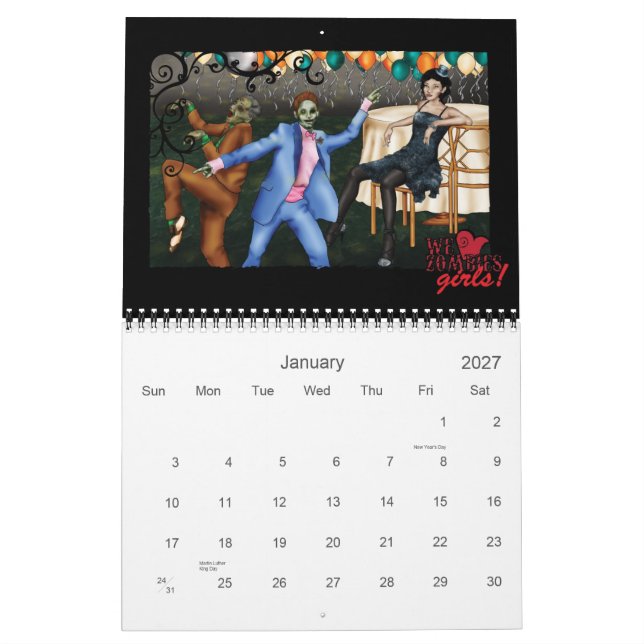 WHZ Girls Kalender (Jan 2027)