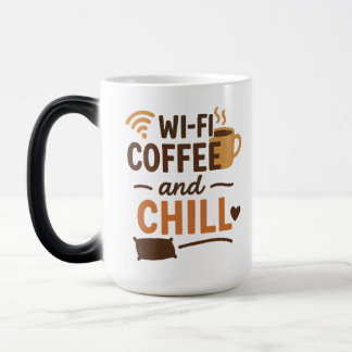 Wi-Fi, kaffe och kyla Magisk Mugg