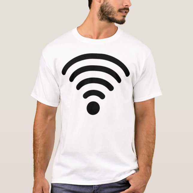 WI FI SIGNAL. FULLT STYRKA. T SHIRT (Framsida)