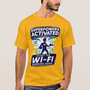 Wi-Fi Superpower Activated T-Shirt