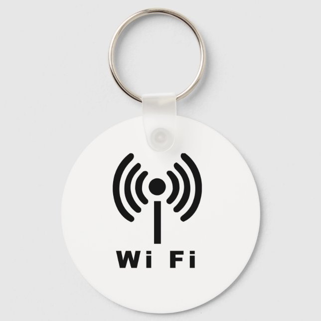 Wi Fi-symbol Nyckelring (Framsida)