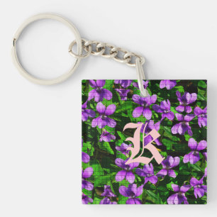 WI State Flower Wood Violet Mosaic