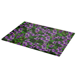WI State Flower Wood Violet Mosaic Mönster