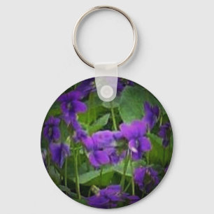 WI Wood Violet Spotlight Keychain Nyckelring