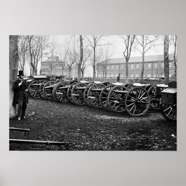 Wiard Guns vid Arsenal: 1862 Poster (Framsidan)