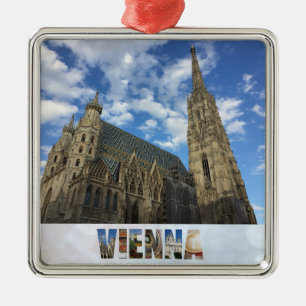 WiAustria St Stephen's Cathedral Julgransprydnad Metall