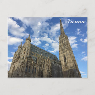 WiAustria St. Stephens Cathedral Travel Photo Vykort