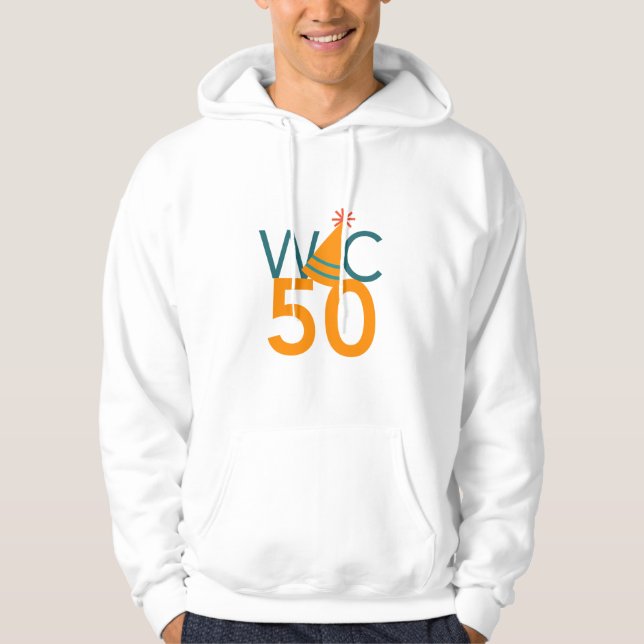WIC50:e Party Hat Hoodie (Framsida)