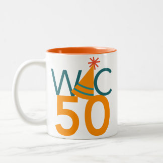 WIC50 Party Hat Orange Mugg
