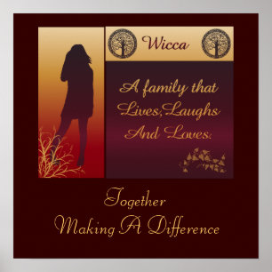 Wicca en familj poster