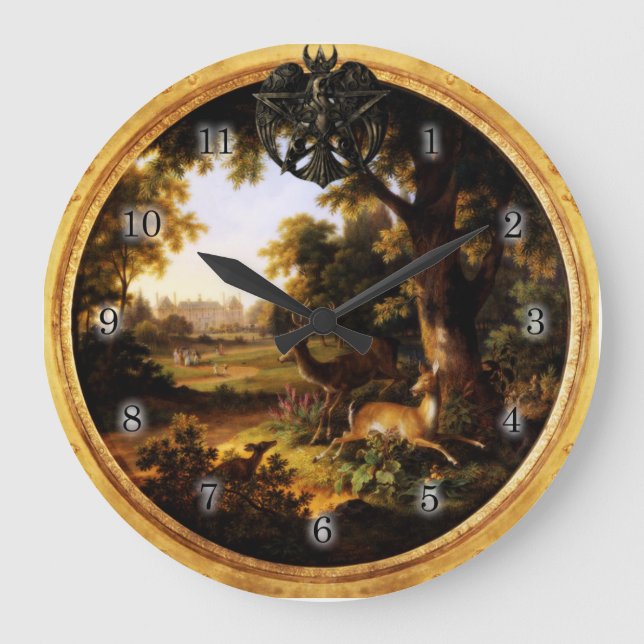 Wicca Rustica: Hunt Stor Klocka (Framsida)