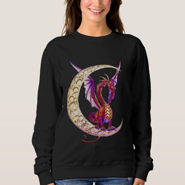 Wiccan Dragon 1-grafik Tröja (Framsida)