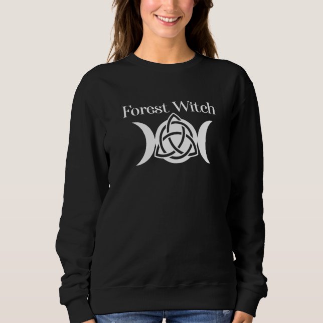 Wiccan Forest Witch T Shirt (Framsida)
